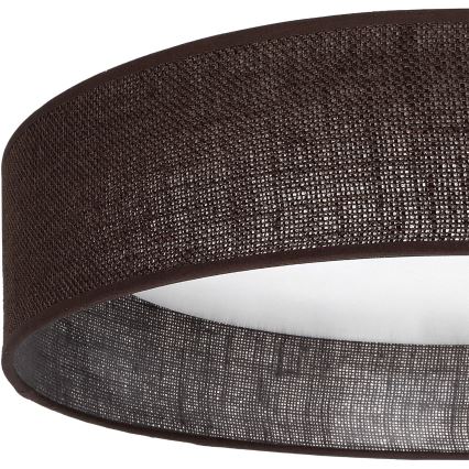 Brilagi - диммируемый светодиодный потолочный светильник VELVET SMARTIX LED/36Вт/230В 3000-6000K диаметр 55 см коричневый Wi-Fi Tuya Beacon + пульт дистанционного управления