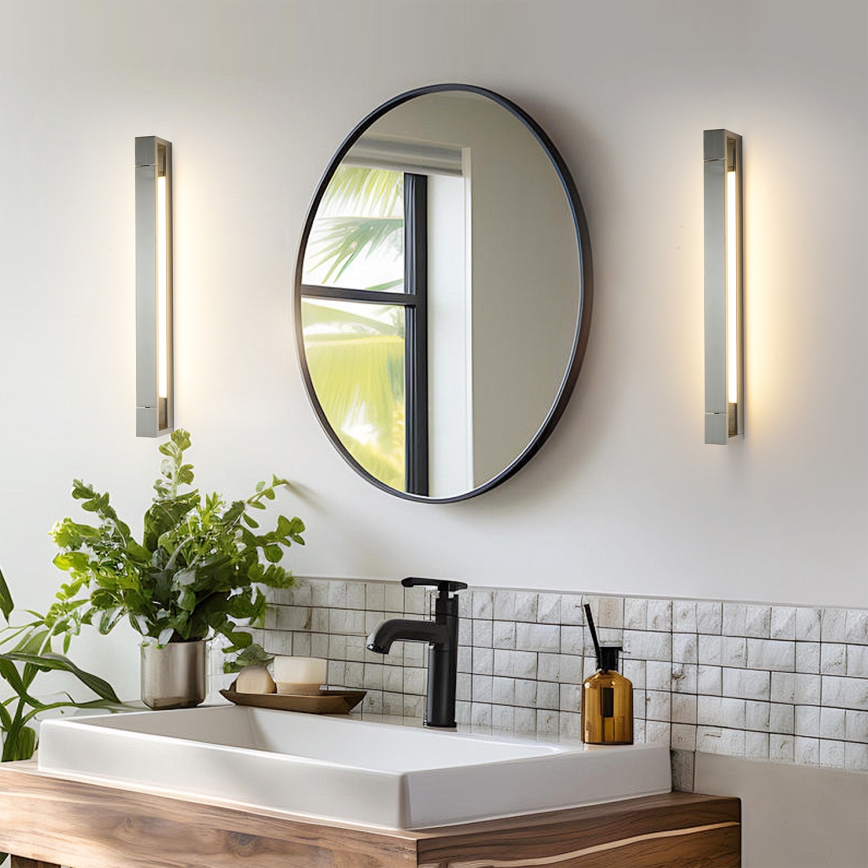 Brilagi - LED-подсветка зеркала для ванной AQUA LINE LED/18W/230V 60 cm IP44 полированный хром CRI 90