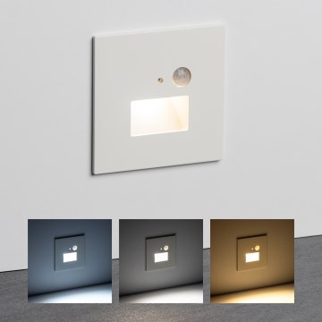 Brilagi - LED Світильник для сходів з датчиком руху JACK LED/1,5W/230V 3000K/4000K/6500K білий