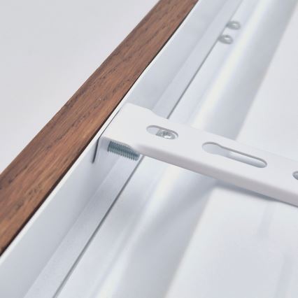 Brilagi - LED Стельовий світильник для ванної WOODY FRAME LED/40W/230V 120x30 см IP44 дуб вишня