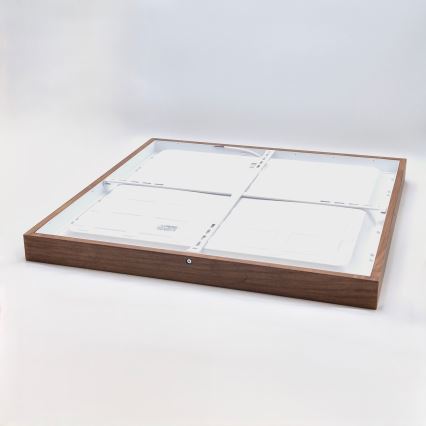 Brilagi - LED стельовий світильник для ванної WOODY FRAME LED/40W/230V 60x60 см IP44 вишня