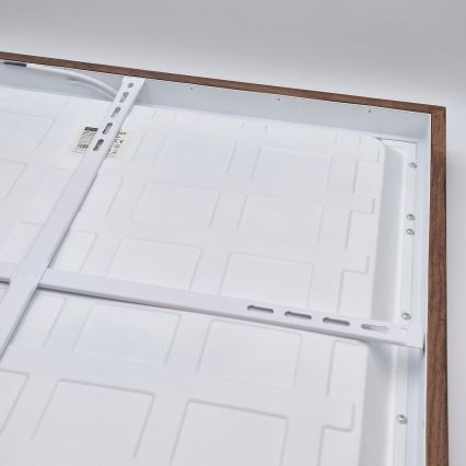 Brilagi - LED стельовий світильник для ванної WOODY FRAME LED/40W/230V 60x60 см IP44 вишня
