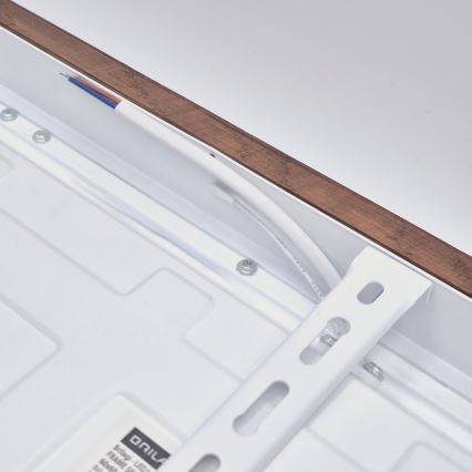 Brilagi - LED стельовий світильник для ванної WOODY FRAME LED/40W/230V 60x60 см IP44 вишня