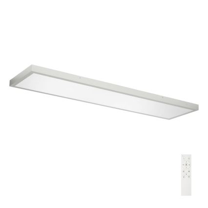 Brilagi - Стельовий LED світильник для ванної з регулюванням яскравості FRAME SMART LED/50W/230V 120x30 cm 3000-6000K IP44 срібло + пульт дистанційного керування