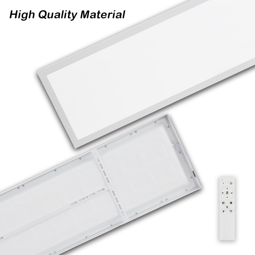 Brilagi - Стельовий LED світильник для ванної з регулюванням яскравості FRAME SMART LED/50W/230V 30x120 см 3000-6000K IP44 білий + пульт дистанційного керування