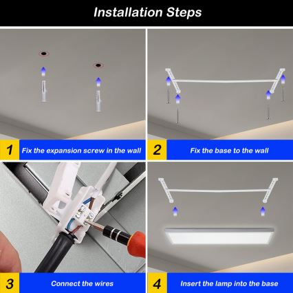 Brilagi - Стельовий LED світильник для ванної з регулюванням яскравості FRAME SMART LED/50W/230V 30x120 см 3000-6000K IP44 білий + пульт дистанційного керування