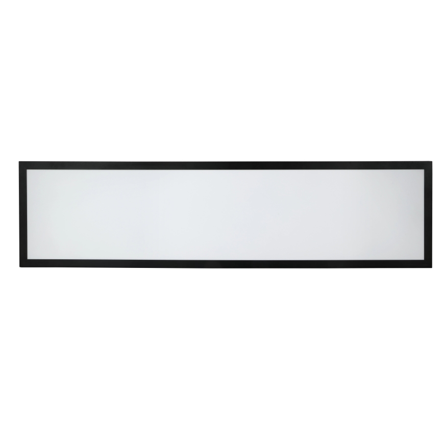 Brilagi - Стельовий LED світильник для ванної з регулюванням яскравості FRAME SMART LED/50W/230V 30x120 см 3000-6000K IP44 чорний + пульт дистанційного керування