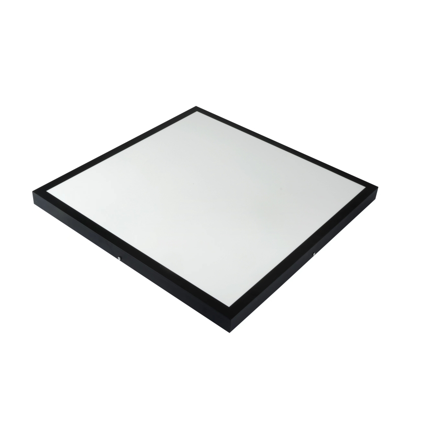 Brilagi - Стельовий LED світильник для ванної з регулюванням яскравості FRAME SMART LED/50W/230V 60x60 см 3000-6000K IP44 чорний + пульт дистанційного керування