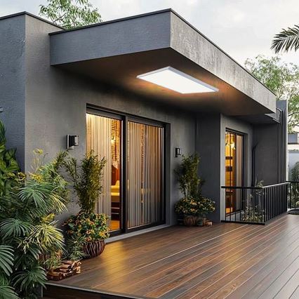 Brilagi - димований LED-стельовий світильник для ванної кімнати FRAME SMART LED/96W/230V 120x60 cm 3000-6000K IP44 білий + пульт дистанційного керування