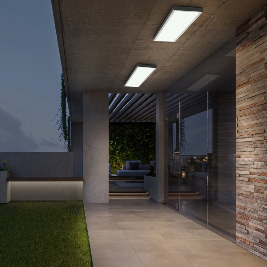 Brilagi - LED стельовий світильник для ванної кімнати FRAME LED/50W/230V 120x30 cm 3000/4000/6000K IP44 білий