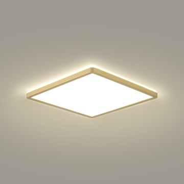 Brilagi - LED світильник для ванної кімнати ULTRA SLIM LED/24W/230V 42x42 cm золотистий IP54