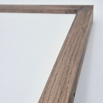 Брілагі - світлодіодний стельовий світильник для ванної Вуді Фрейм ЛЕД/40 Вт/230 В 60x60 см ІР44 дуб горіх