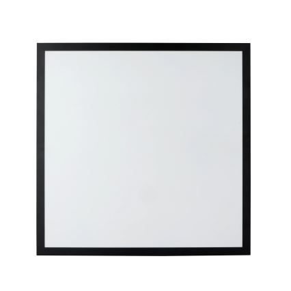 Brilagi - LED стельовий світильник для ванної з регулюванням яскравості FRAME SMART LED/50W/230V 60x60 см 3000-6000K IP44 чорний + пульт дистанційного керування