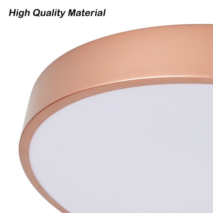 BRILAGI - LED Димований стельовий світильник POOL SMART LED/60W/230V 3000-6000K діаметром 50 cm Wi-Fi Tuya мідного кольору + пульт дистанційного керування