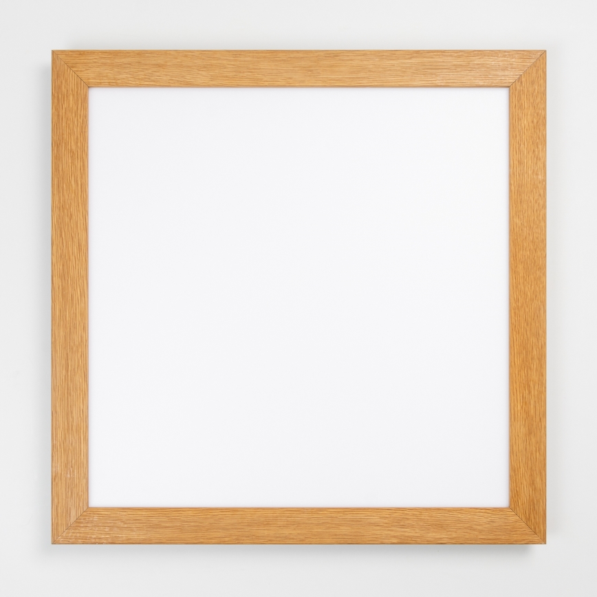 Brilagi - затемнюваний LED стельовий світильник SLIMFRAME WOOD LED/58W/230V 64x64 см 3000-6000K коричневий + пульт дистанційного керування