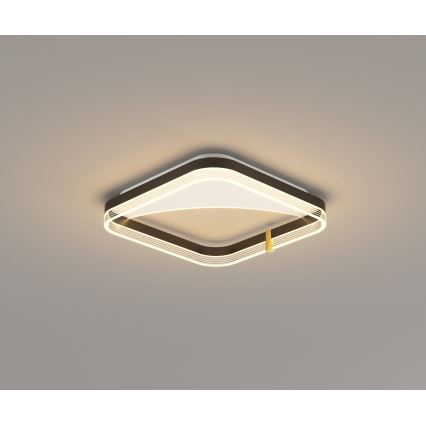 Brilagi - Стельовий світильник SIRELI LED/56W/230V 3000-6000K 40x40 см з можливістю затемнення + пульт дистанційного керування