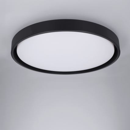 Brilagi - LED стельовий світильник MATTEO з можливістю затемнення LED/60W/230V 3000-6500K діам. 51,5 см чорний + пульт дистанційного керування