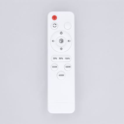 Brilagi - LED стельовий світильник MATTEO з можливістю затемнення LED/60W/230V 3000-6500K діам. 51,5 см чорний + пульт дистанційного керування