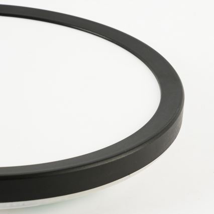 Brilagi - LED стельовий світильник ULTRA SLIM з регулюванням яскравості LED/24W/230V 2700-6500K Ø 42 см чорний + пульт дистанційного керування