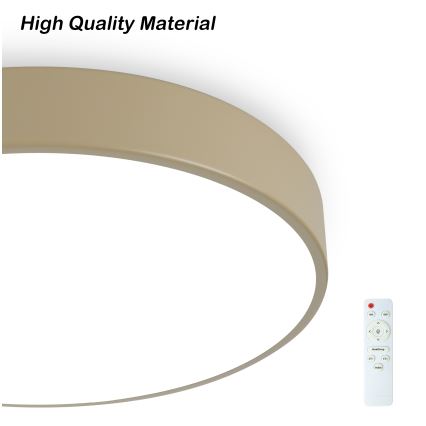 Брілагі - світлодіодний стельовий світильник з регулюванням яскравості POOL LED/36W/230V 3000-6000K, діаметр 30 см, бежевий + пульт дистанційного керування