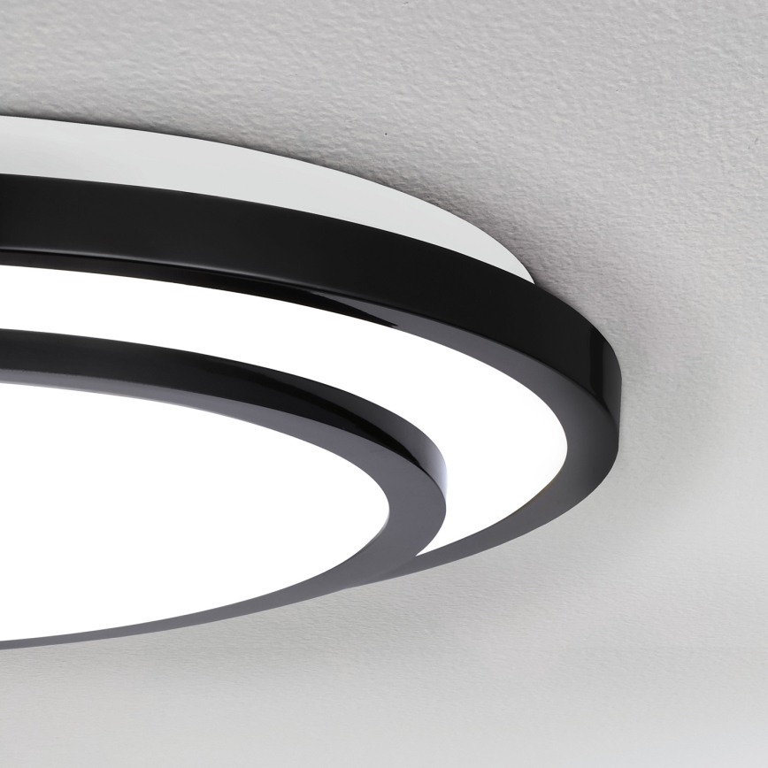 Brilagi - LED Стельовий світильник з регулюванням яскравості LUCIANO LED/48W/230V 3000-6500K ø 39 см чорний + пульт дистанційного керування