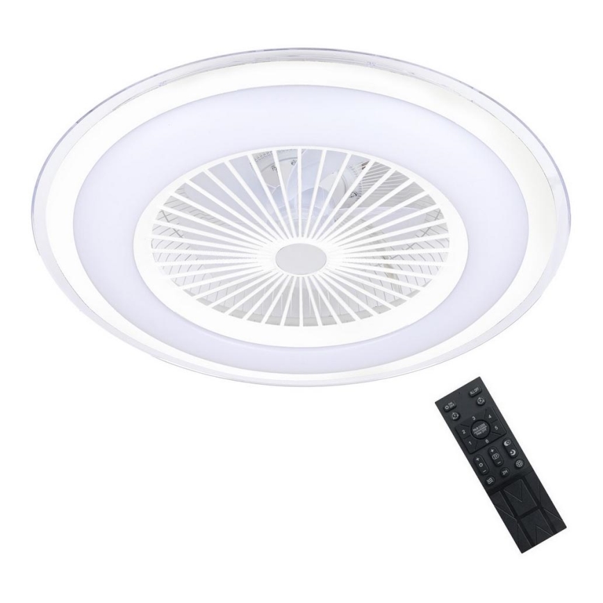 Brilagi - LED Світильник з регулюванням яскравості та вентилятором RONDA LED/48W/230V 3000-6000K білий + пульт дистанційного керування