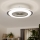 Brilagi - LED Світильник з регулюванням яскравості та вентилятором RONDA LED/48W/230V 3000-6000K сріблястий + пульт дистанційного керування