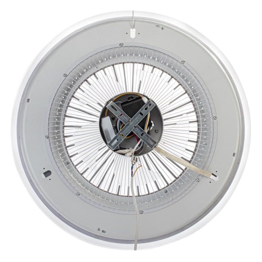 Brilagi - LED Світильник з регулюванням яскравості та вентилятором RONDA LED/48W/230V 3000-6000K чорний + пульт дистанційного керування