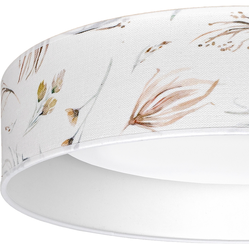 Brilagi - LED затемнюваний стельовий світильник VELVET SMARTIX LED/24W/230V 3000-6000K діаметр 45 см білий/з квітковим візерунком Wi-Fi Tuya Beacon + пульт дистанційного керування