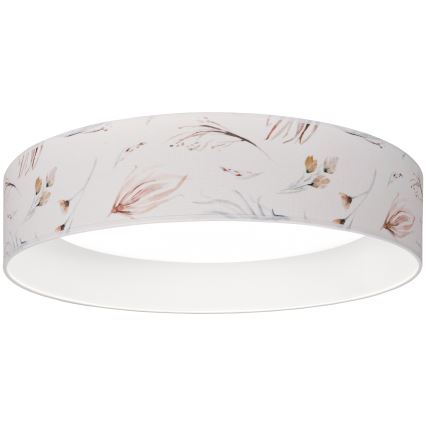 Brilagi - LED затемнюваний стельовий світильник VELVET SMARTIX LED/24W/230V 3000-6000K діаметр 45 см білий/з квітковим візерунком Wi-Fi Tuya Beacon + пульт дистанційного керування