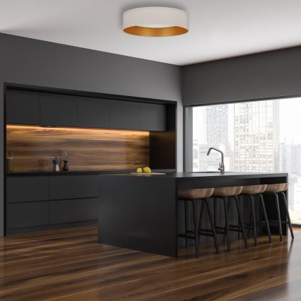 Brilagi - Стельовий LED світильник з регулюванням яскравості VELVET SMART LED/24W/230V ⌀ 45 см 2700-6500K Wi-Fi Tuya кремовий/золотий + дистанційне керування