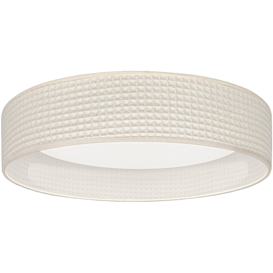Brilagi - LED затемнюваний стельовий світильник VELVET SMARTIX STARS LED/24W/230V 3000-6000K діаметр 45 см кремовий Wi-Fi Tuya Beacon + пульт дистанційного керування