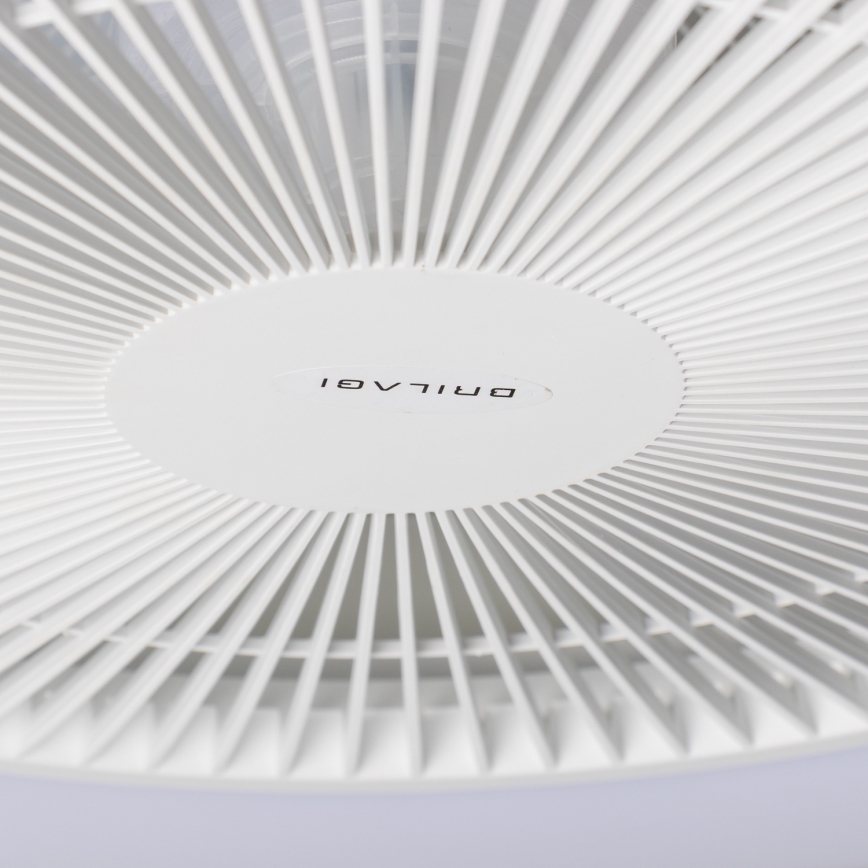 Brilagi - Світильник з вентилятором AURA LED/38W/230V 3000-6000K білий з диммером + дистанційне керування
