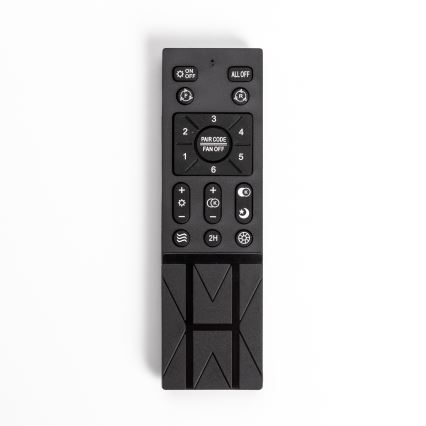 Brilagi - Світильник з вентилятором AURA LED/38W/230V 3000-6000K білий з диммером + дистанційне керування