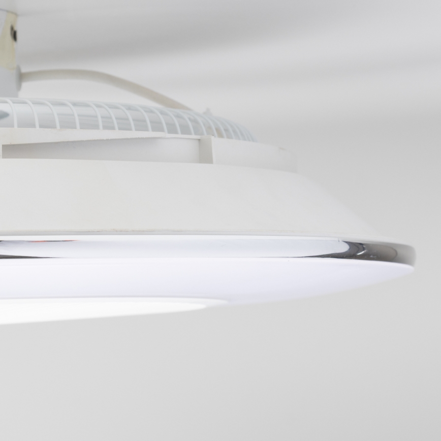 Brilagi - Світильник з вентилятором AURA LED/38W/230V 3000-6000K білий з диммером + дистанційне керування