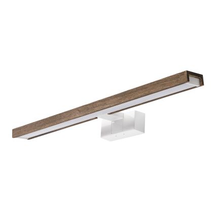 BRILAGI - LED-освітлення дзеркала для ванної 3v1 WOODY MIRROR 3v1 LED/12W/230V 60 см IP44 білий/дуб-горіх