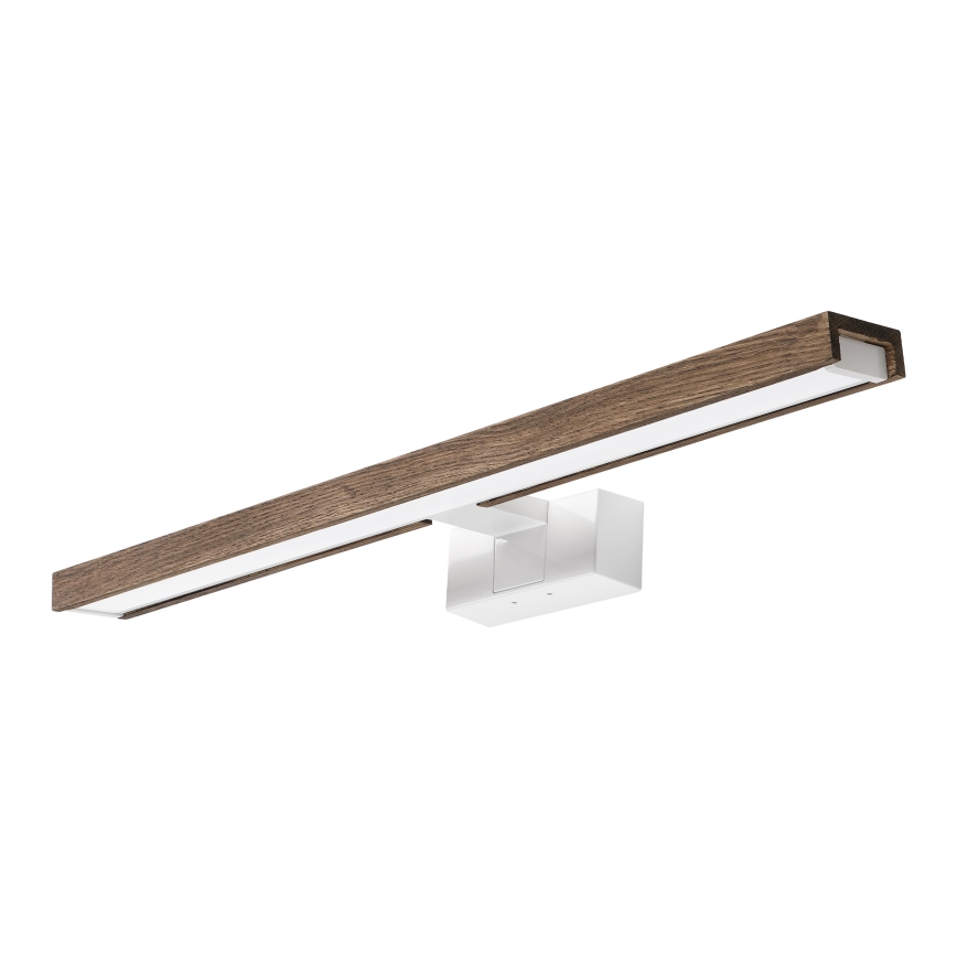 BRILAGI - LED-освітлення дзеркала для ванної 3v1 WOODY MIRROR 3v1 LED/12W/230V 60 см IP44 білий/дуб-горіх