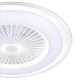 Brilagi - LED Стельовий світильник з вентилятором та регулюванням яскравості RONDA LED/65W/230V 3000-6500K білий