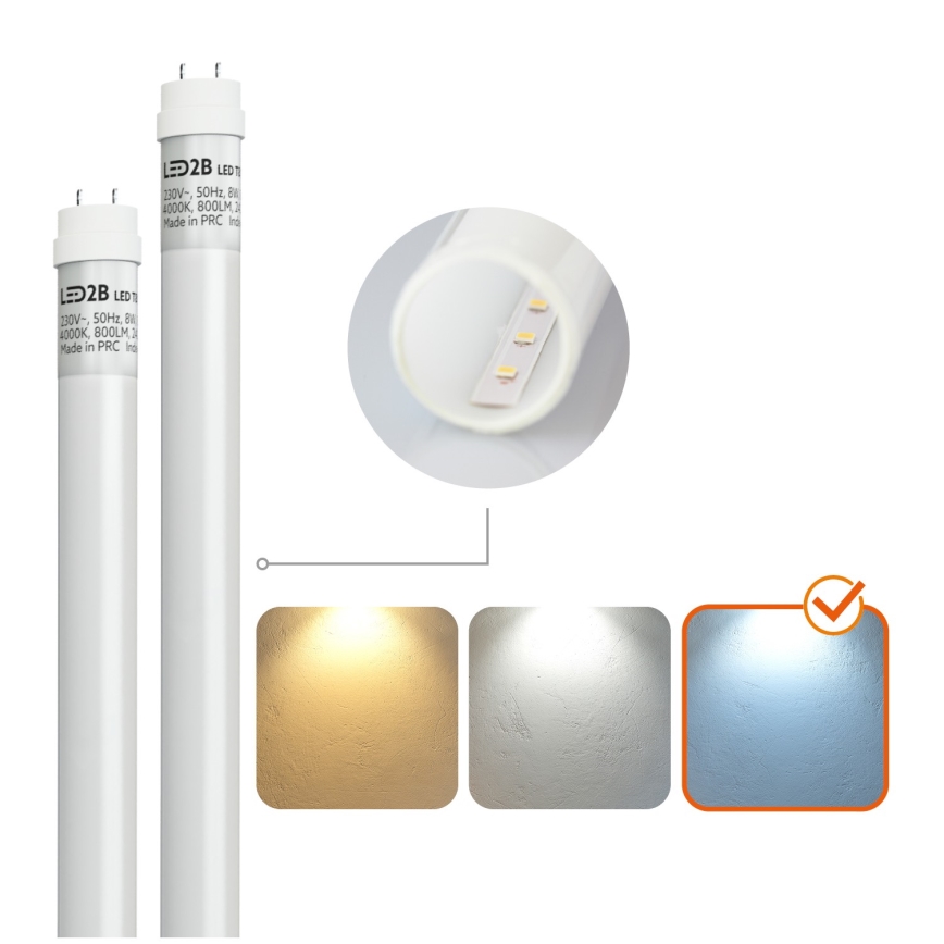 BRILAGI - LED технический пылевлагозащищённый светильник OPTIMA T8 2xG13/18W/230V 6500K IP65 128 cm