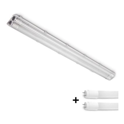 Brilagi - Светодиодный технический светильник OPTIMA T8 2xG13/18W/230V 4000K IP65 128 см - паллета 110 шт
