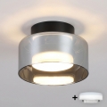 Brilagi - LED Точечный светильник AURA LUX 1xGX53/30W/230V, диаметр 13 см, чёрный/дымчатый