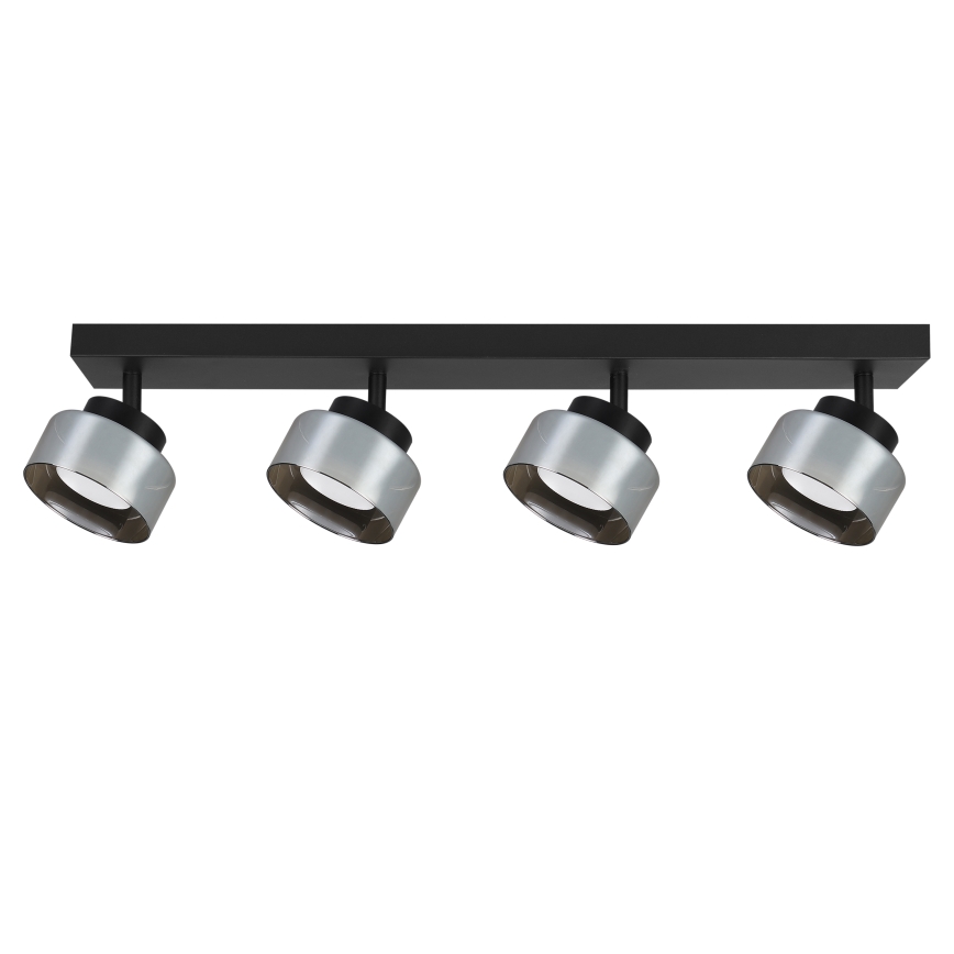 Brilagi - LED Точечный светильник AURA LUX 4xGX53/30W/230V черный/дымчатый