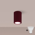Brilagi - LED точечный светильник CRESTO 1xGU10/10W/230V 10 см бордовый