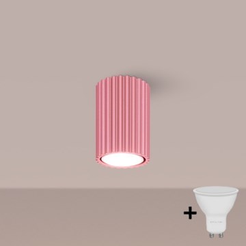 Brilagi - LED точечный светильник CRESTO 1xGU10/10W/230V 10 см розовый