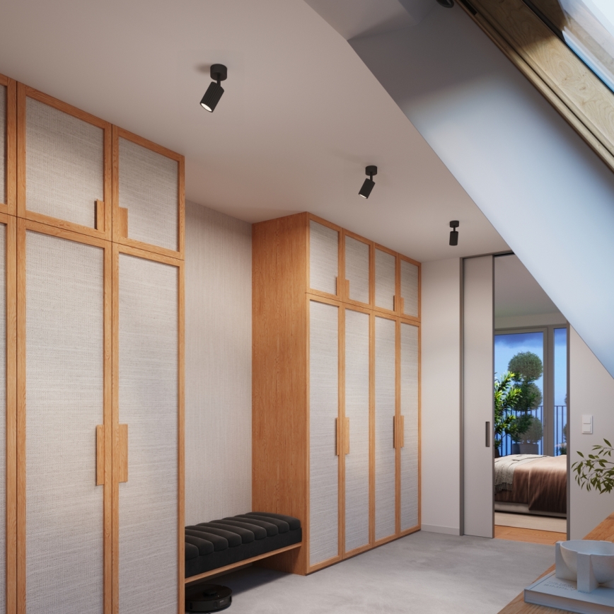 Brilagi - LED точечный светильник CRESTO 1xGU10/10W/230V чёрный