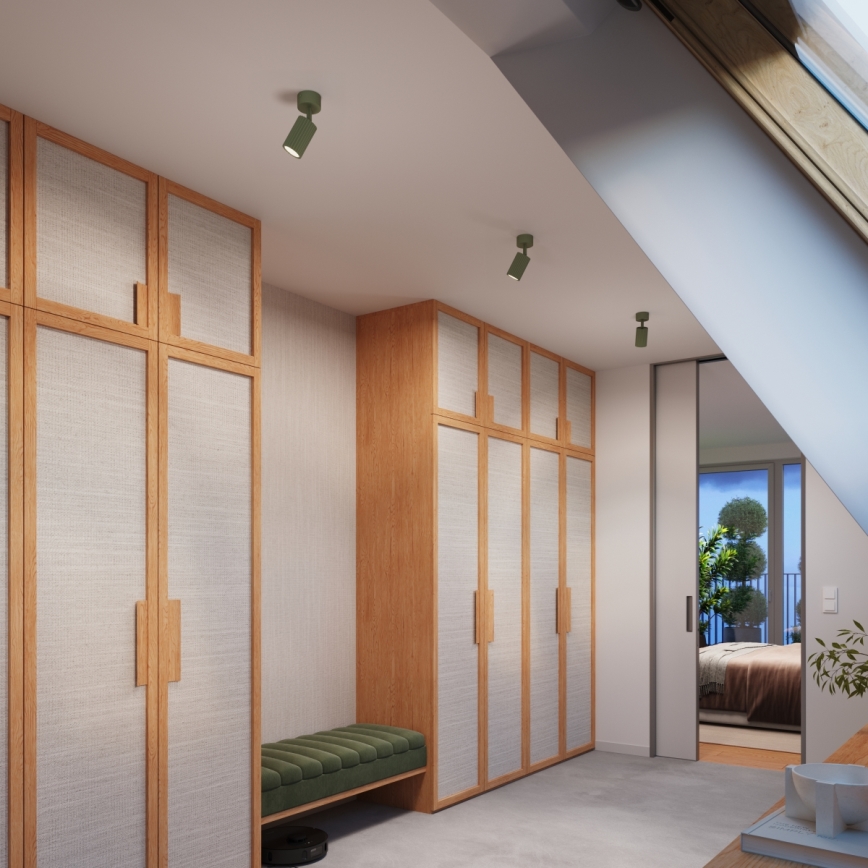 Brilagi - LED точечный светильник CRESTO 1xGU10/10W/230V зелёный