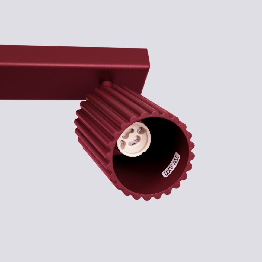 Brilagi - LED точечный светильник CRESTO 2xGU10/10W/230V бордовый