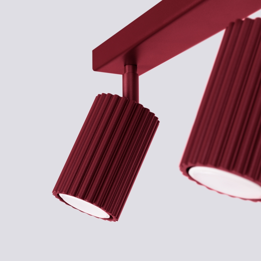 Brilagi - LED точечный светильник CRESTO 2xGU10/10W/230V бордовый
