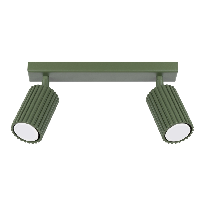 Brilagi - LED точечный светильник CRESTO 2xGU10/10W/230V зелёный