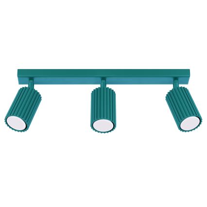 Brilagi - LED-точечный светильник CRESTO 3xGU10/10W/230V бирюзовый